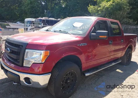 2014 Ford F-150 Xlt z USA, uszkodzony, nr VIN 1FTFW1EF3EKG39433